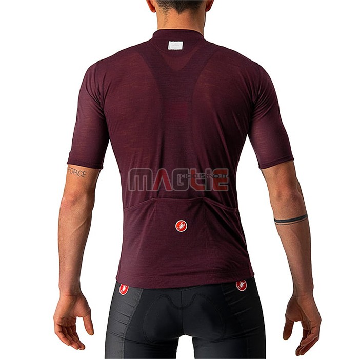 Maglia Giro d'Italia Manica Corta 2021 Spento Rosso